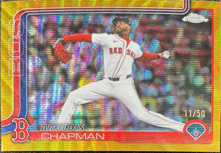 Aroldis Chapman [Gold Wave Refractor] #USC191