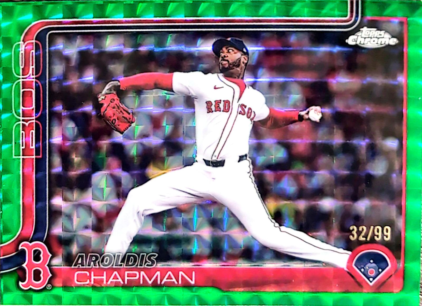 Aroldis Chapman [Green Geometric Refractor] #USC191