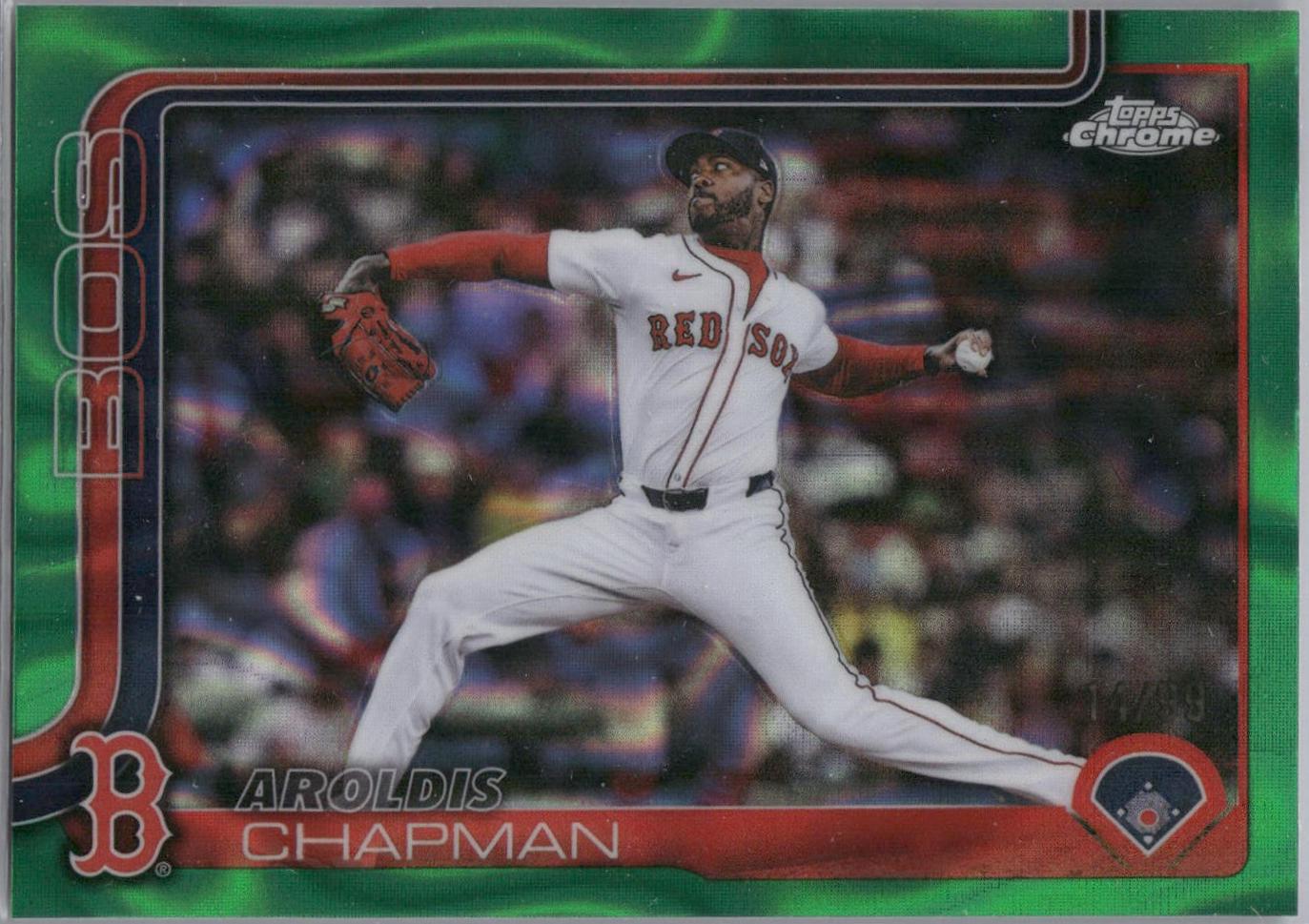 Aroldis Chapman [Green Lava Refractor] #USC191