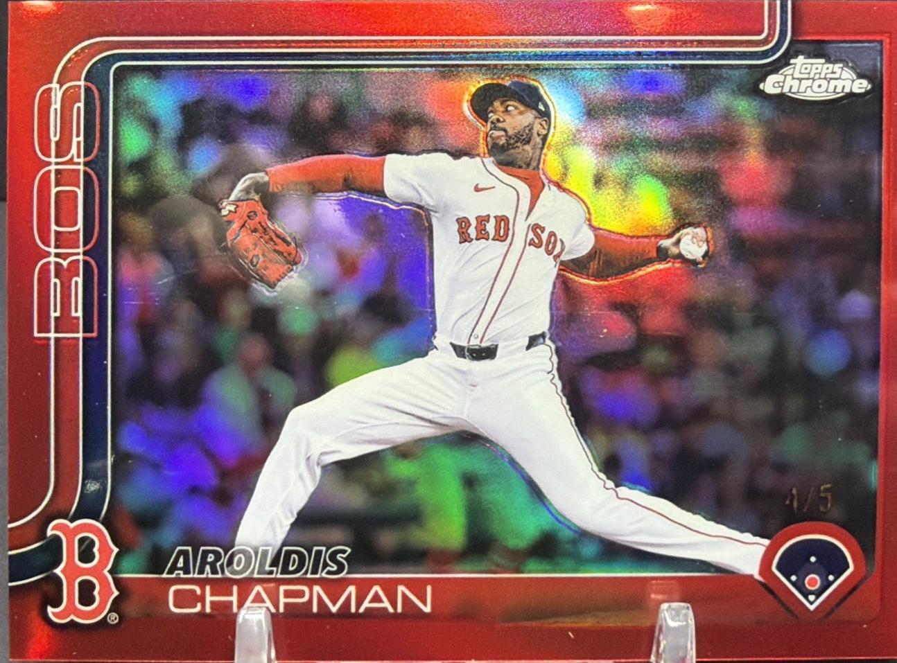 Aroldis Chapman [Red Refractor] #USC191