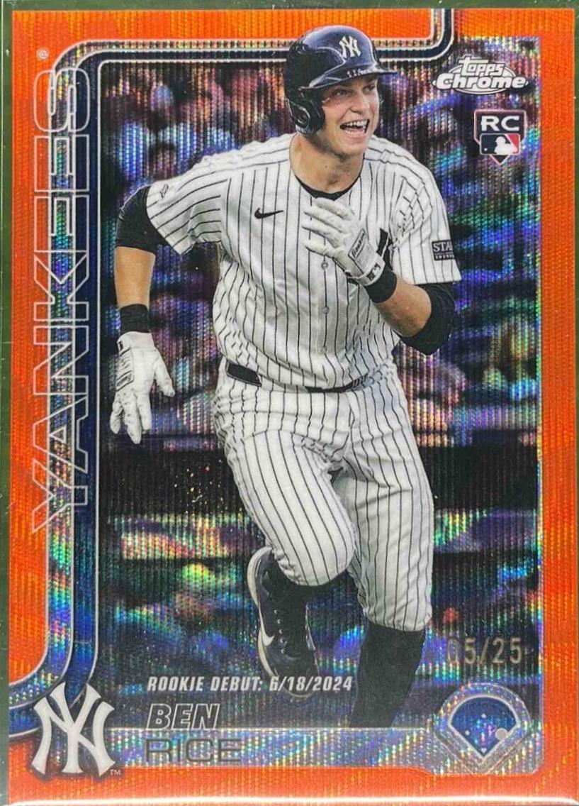 Ben Rice [Orange Wave Refractor] #USC138
