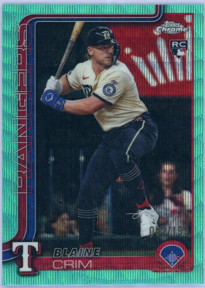 Blaine Crim [Aqua Wave Refractor] #USC83