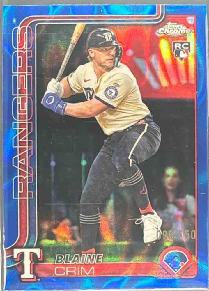 Blaine Crim [Blue Lava Refractor] #USC83