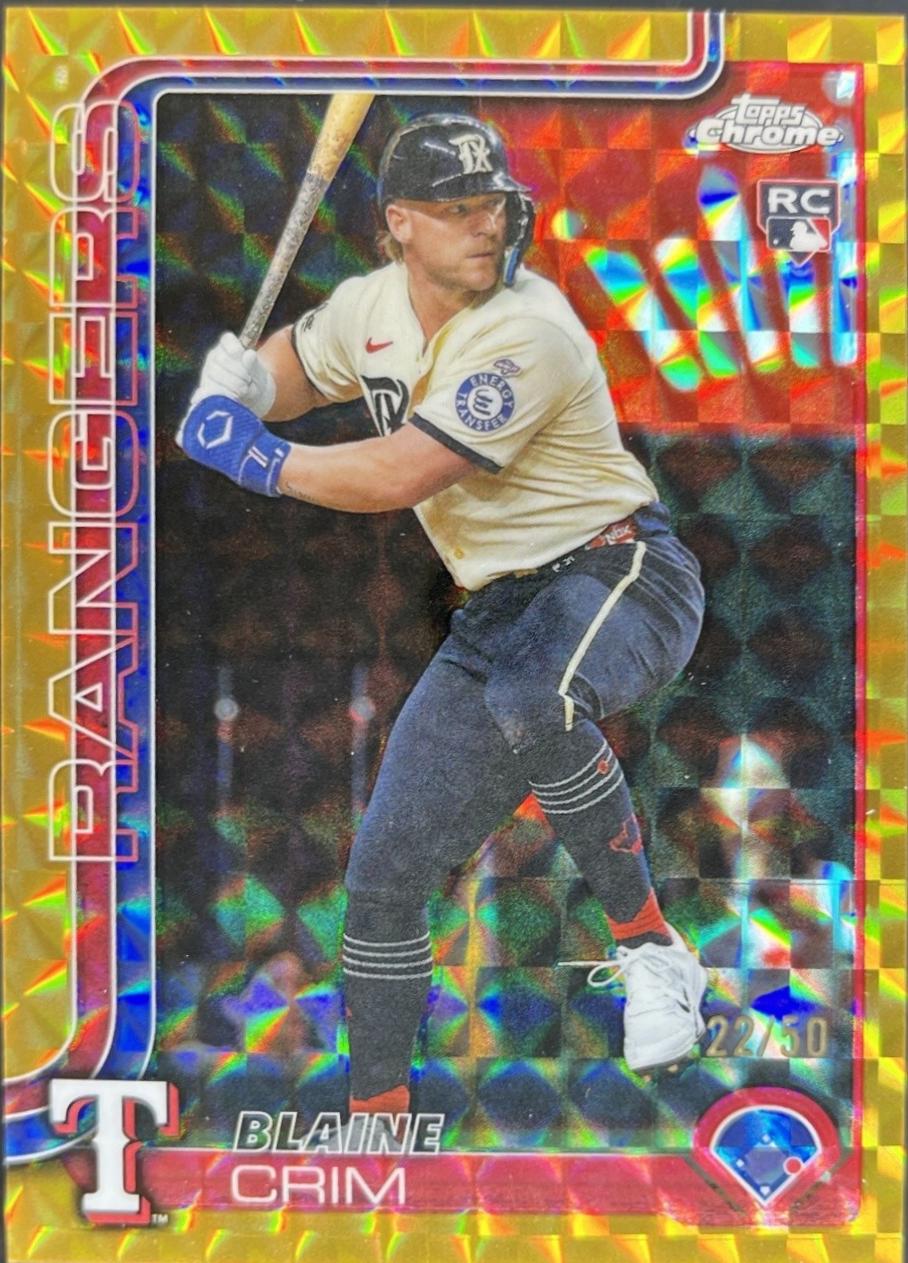 Blaine Crim [Gold Geometric Refractor] #USC83