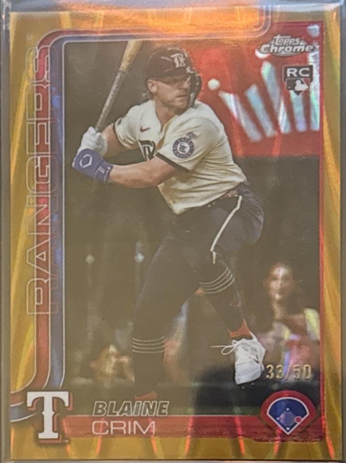 Blaine Crim [Gold Wave Refractor] #USC83