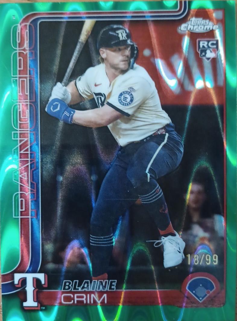 Blaine Crim [Green Wave Refractor] #USC83