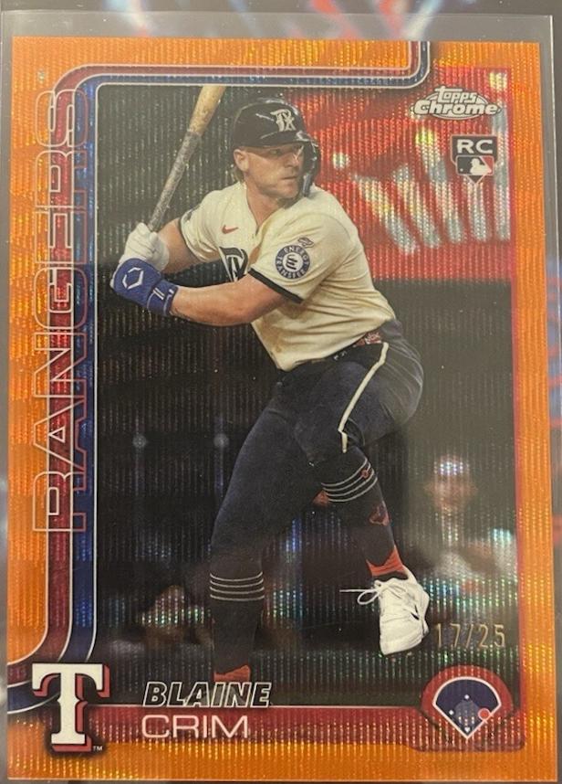 Blaine Crim [Orange Wave Refractor] #USC83