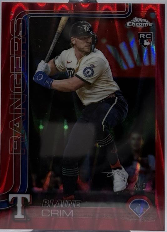 Blaine Crim [Red RayWave Refractor] #USC83