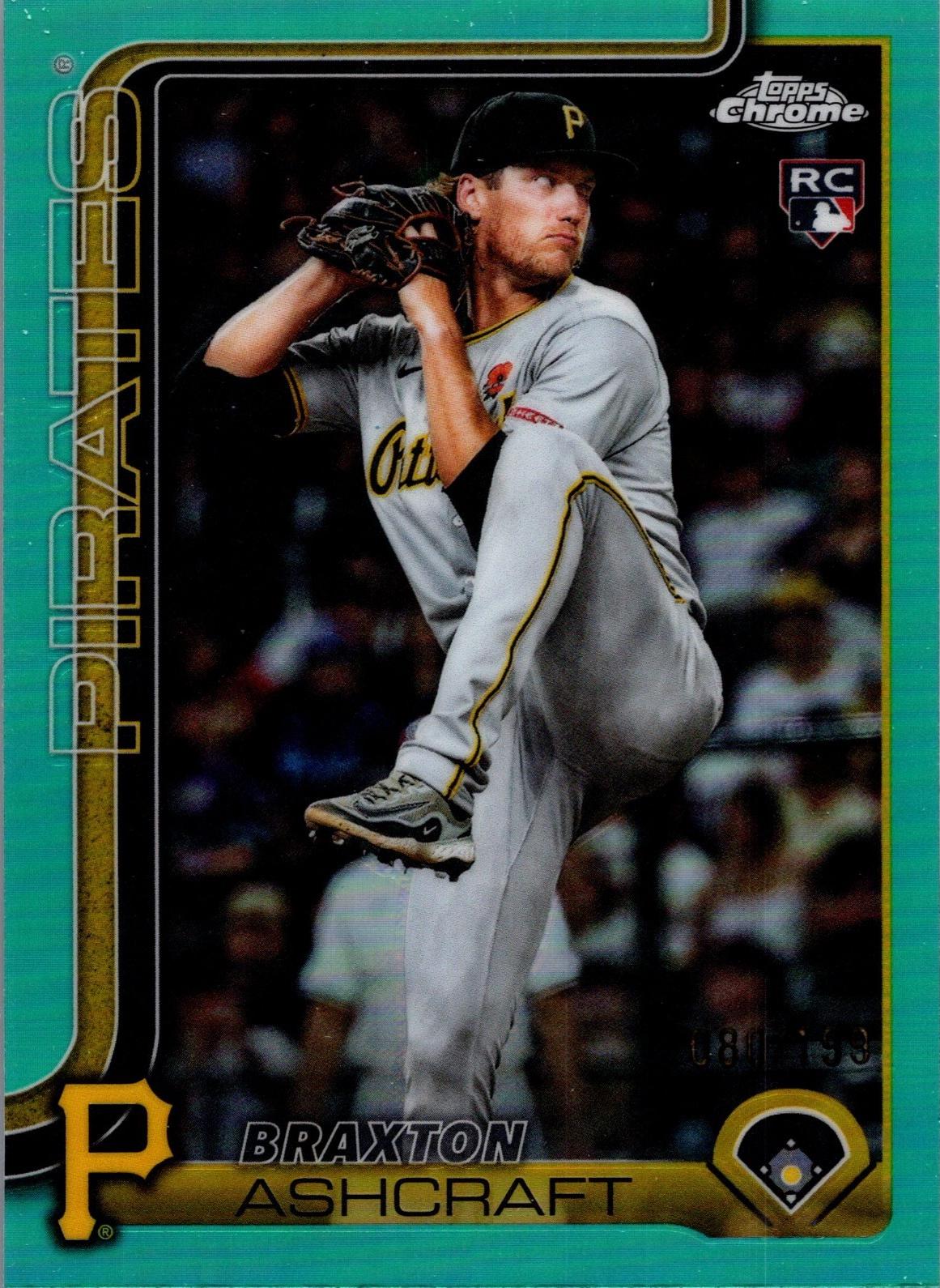 Braxton Ashcraft [Aqua Refractor] #USC142