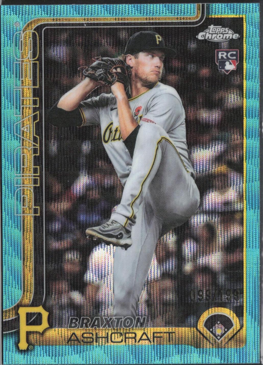 Braxton Ashcraft [Aqua Wave Refractor] #USC142