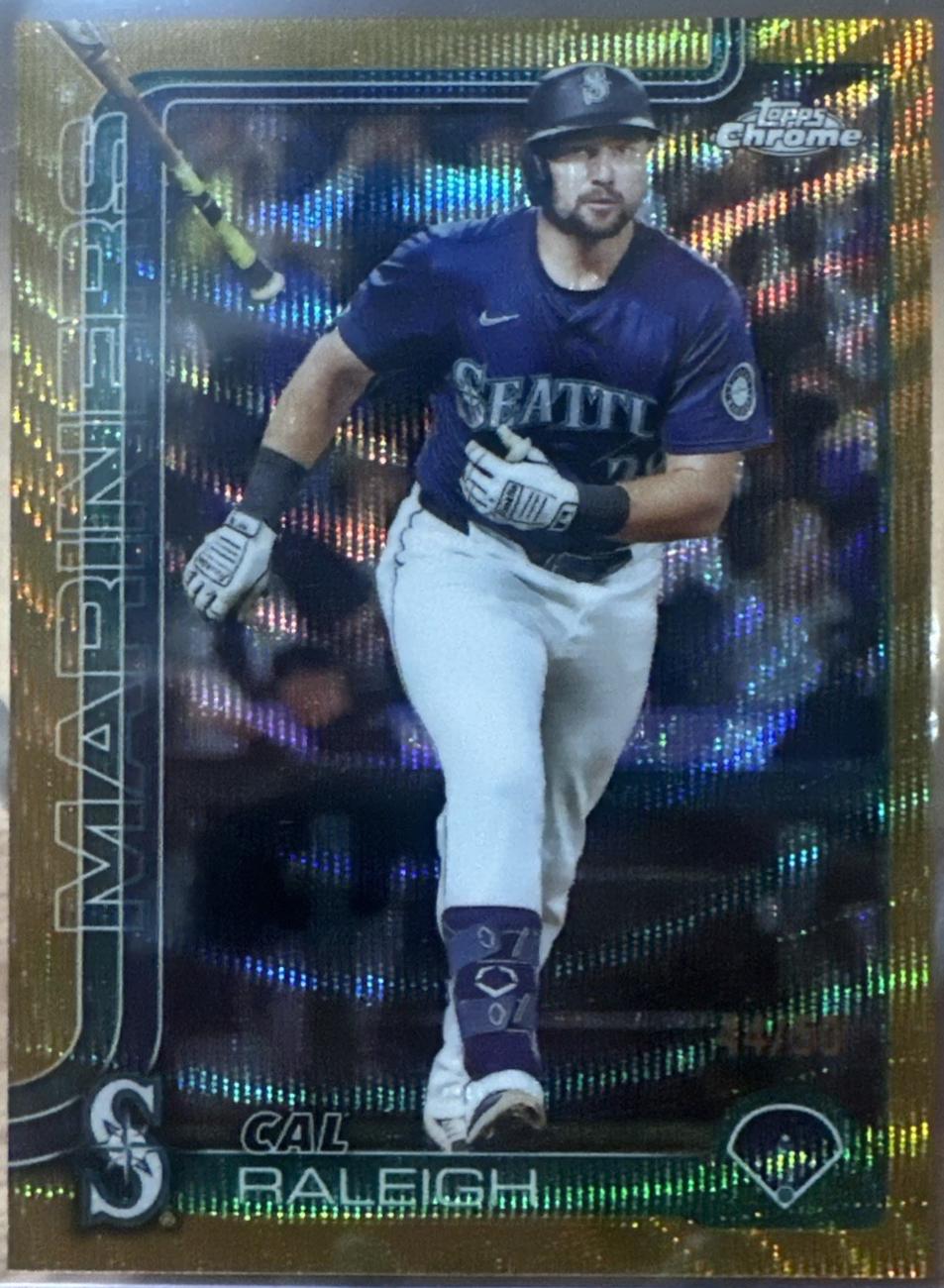 Cal Raleigh [Gold Wave Refractor] #USC45