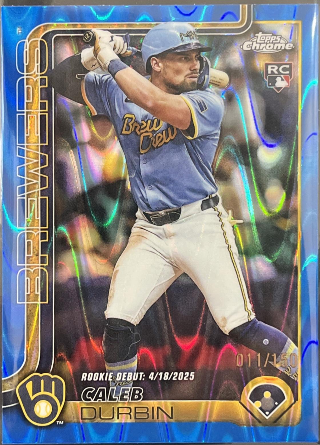 Caleb Durbin [Blue Lava Refractor] #USC112