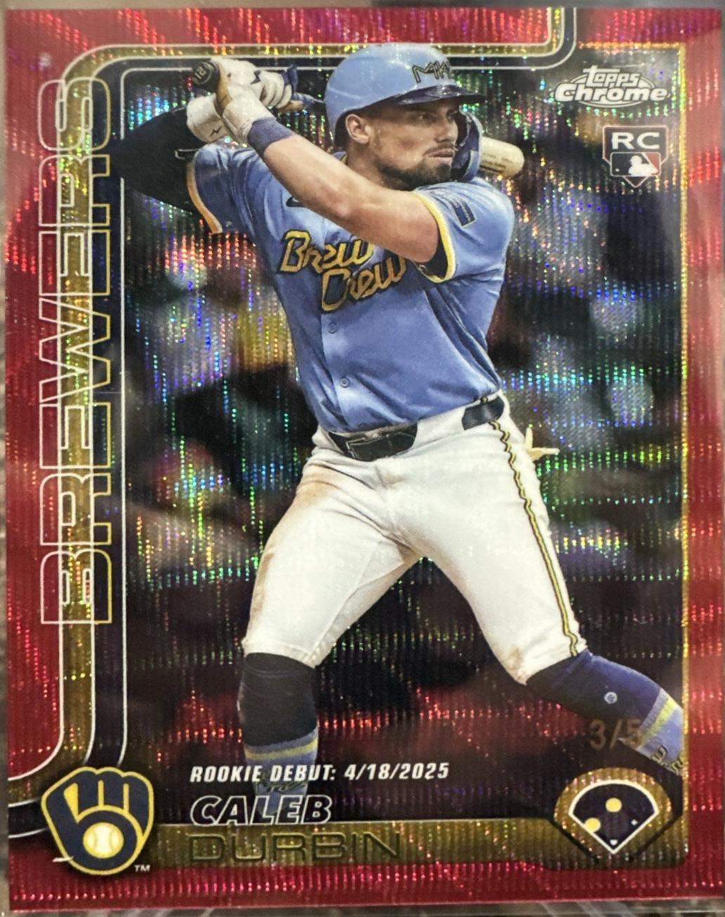 Caleb Durbin [Red Wave Refractor] #USC82