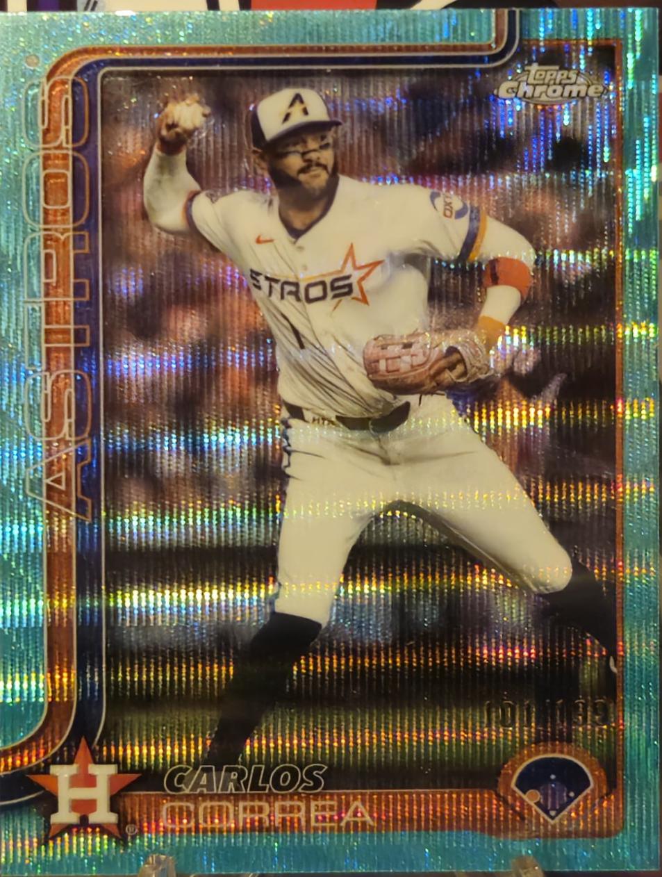 Carlos Correa [Aqua Wave Refractor] #USC164