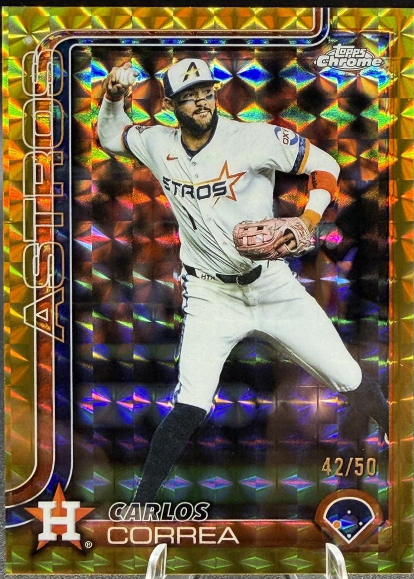 Carlos Correa [Gold Geometric Refractor] #USC164