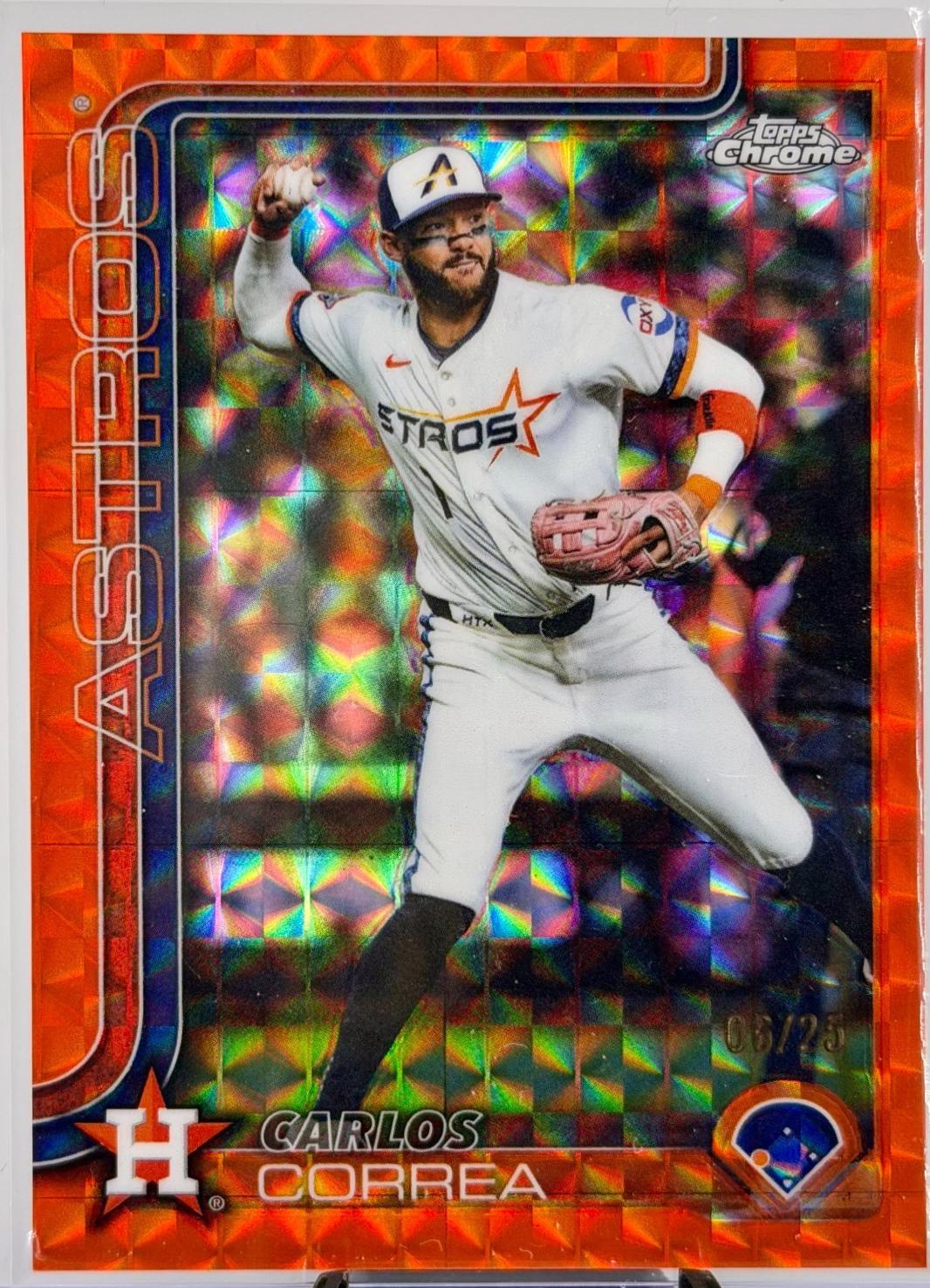 Carlos Correa [Orange Geometric Refractor] #USC164