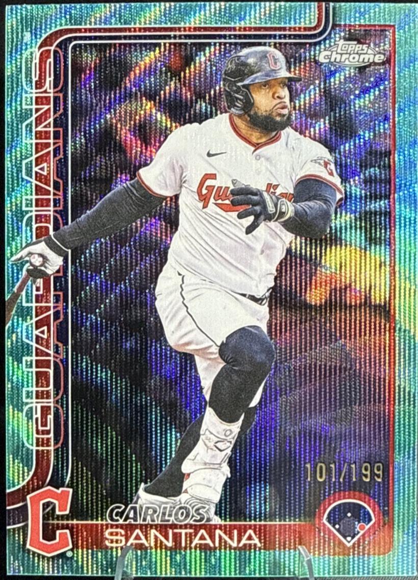 Carlos Santana [Aqua RayWave Refractor] #USC11