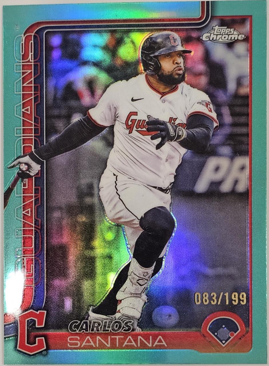 Carlos Santana [Aqua Refractor] #USC11