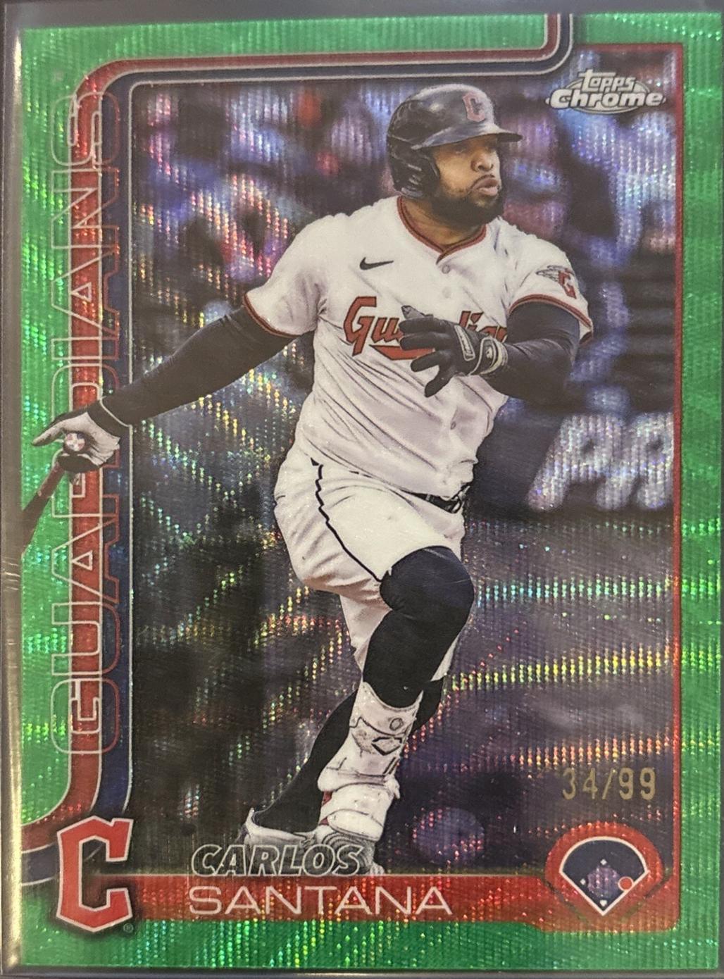 Carlos Santana [Green Wave Refractor] #USC11