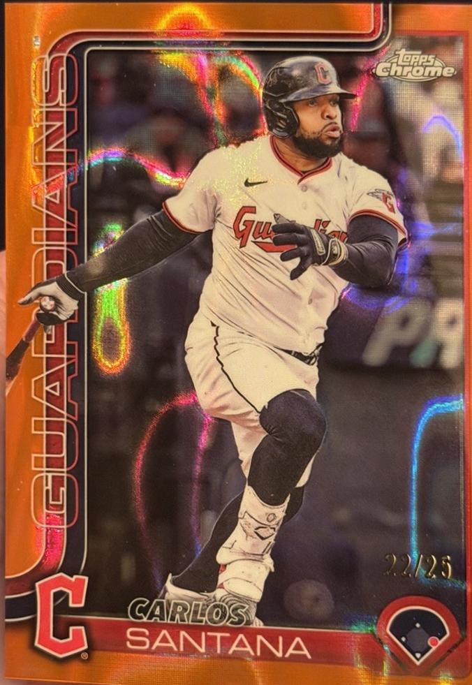 Carlos Santana [Orange Wave Refractor] #USC11
