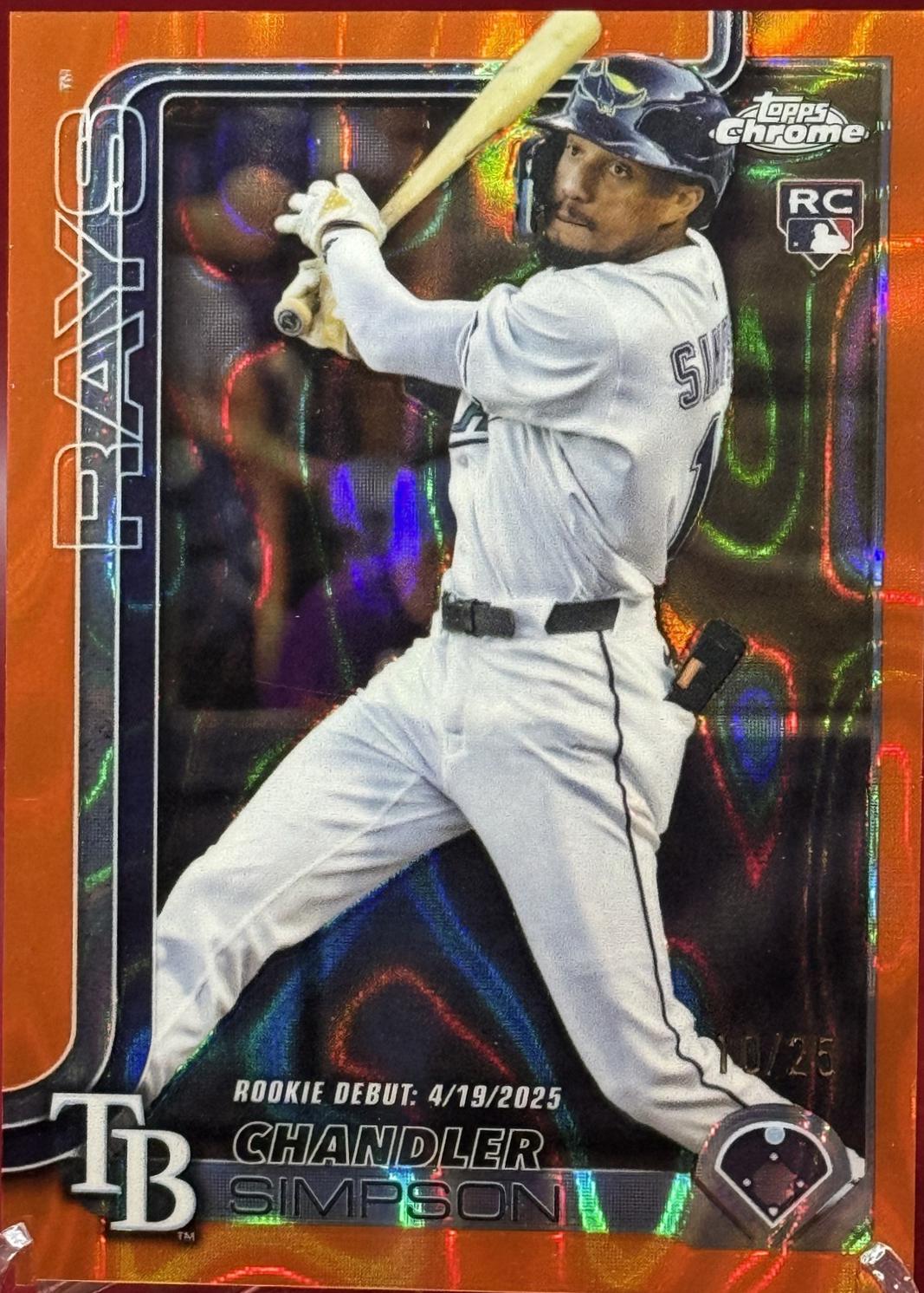 Chandler Simpson [Orange Lava Refractor] #USC17
