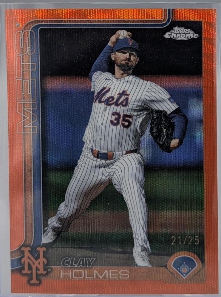 Clay Holmes [Orange Wave Refractor] #USC30