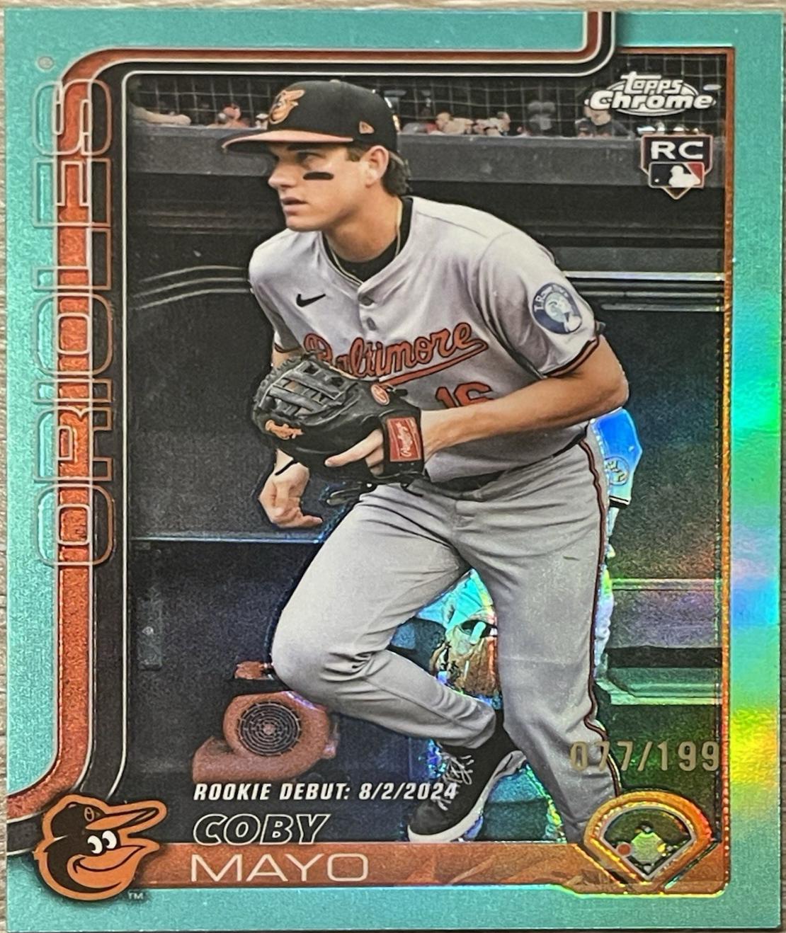 Coby Mayo [Aqua Refractor] #USC94
