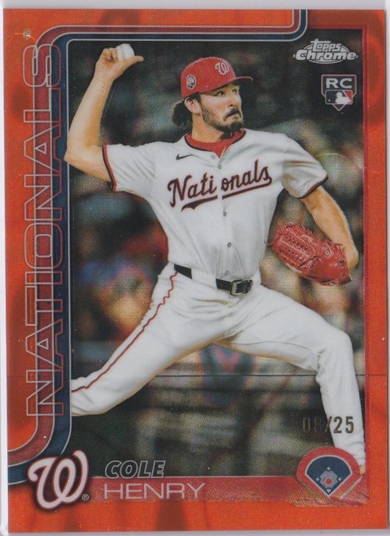 Cole Henry [Orange Lava Refractor] #USC72