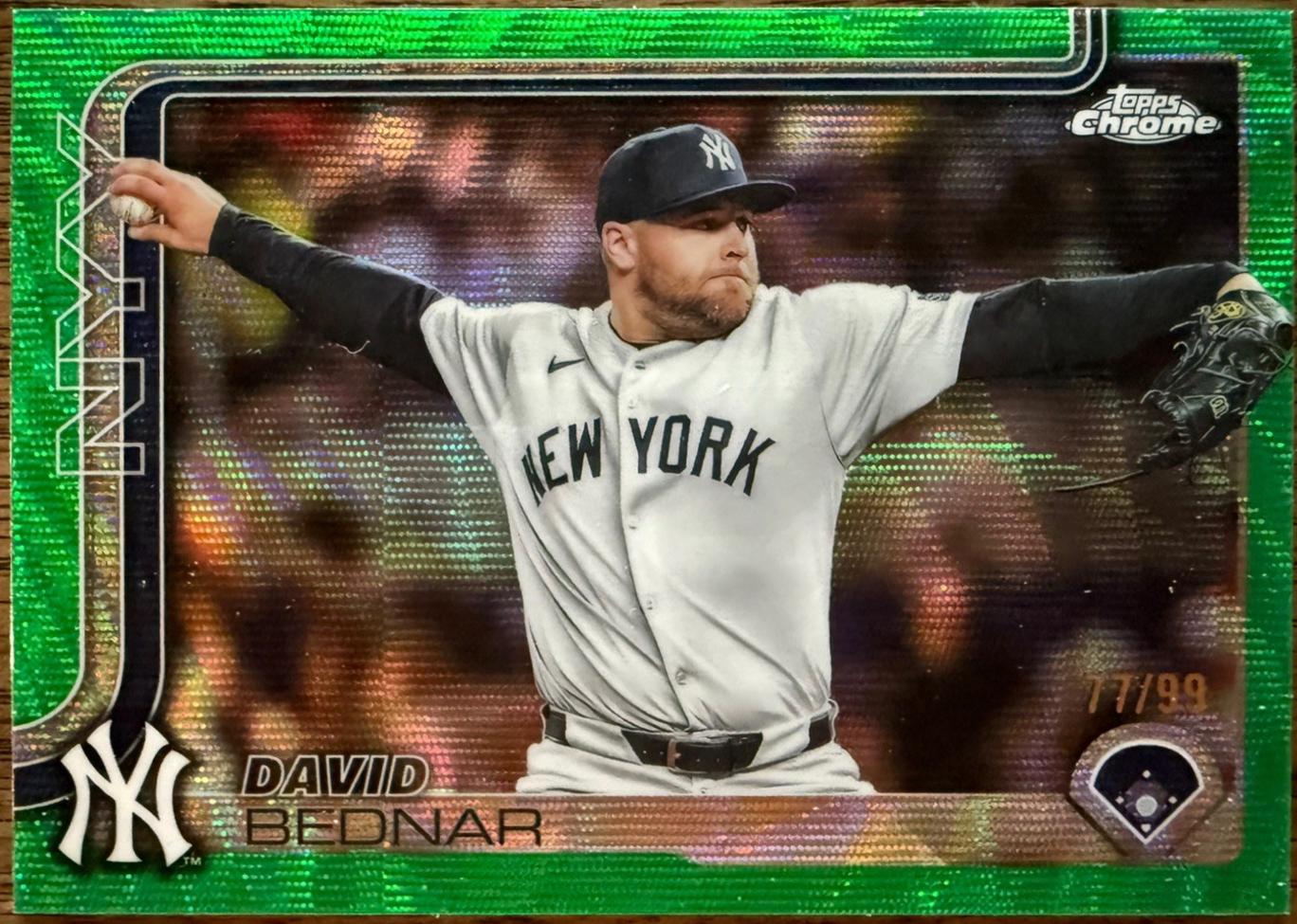 David Bednar [Green Wave Refractor] #USC182