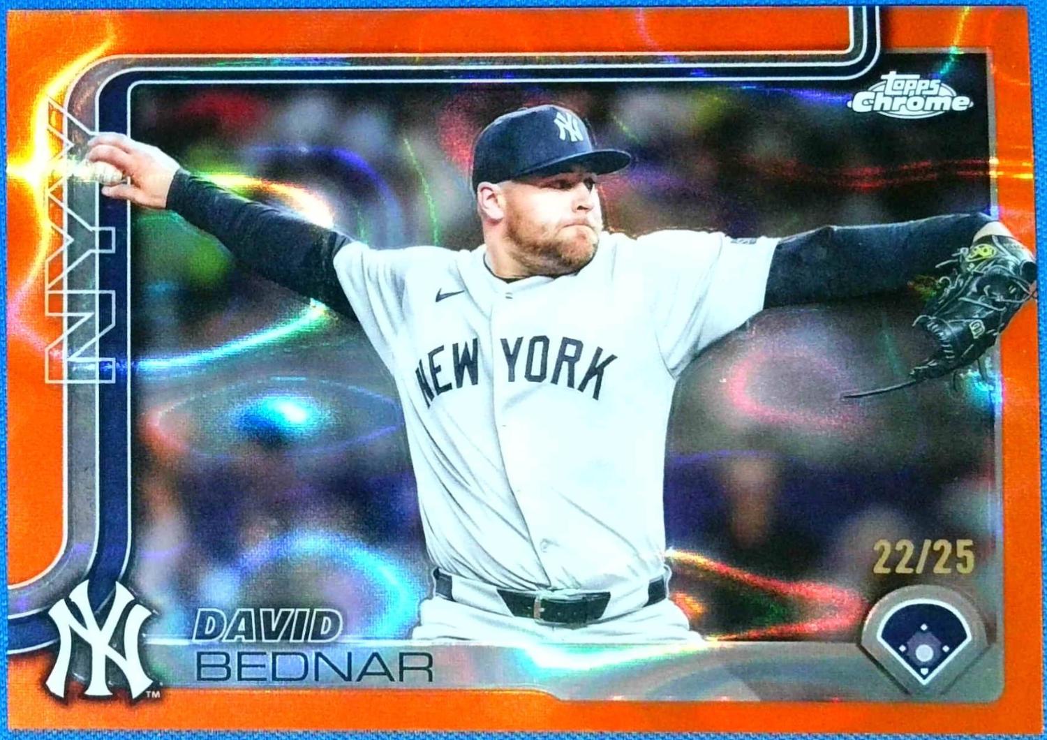 David Bednar [Orange Lava Refractor] #USC182