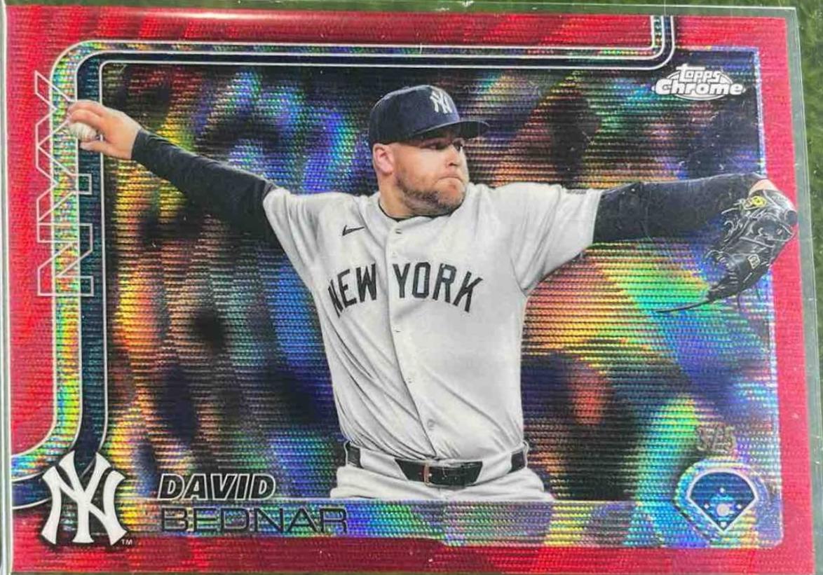 David Bednar [Red Wave Refractor] #USC182