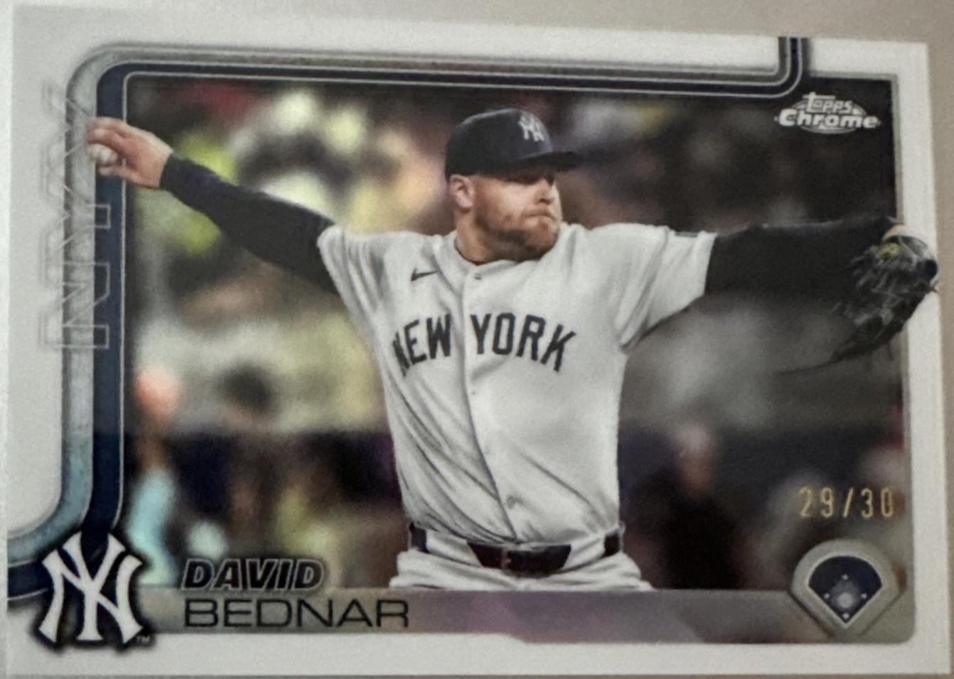 David Bednar [White Refractor] #USC182