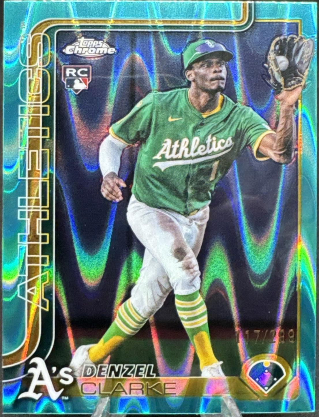 Denzel Clarke [Aqua RayWave Refractor] #USC15