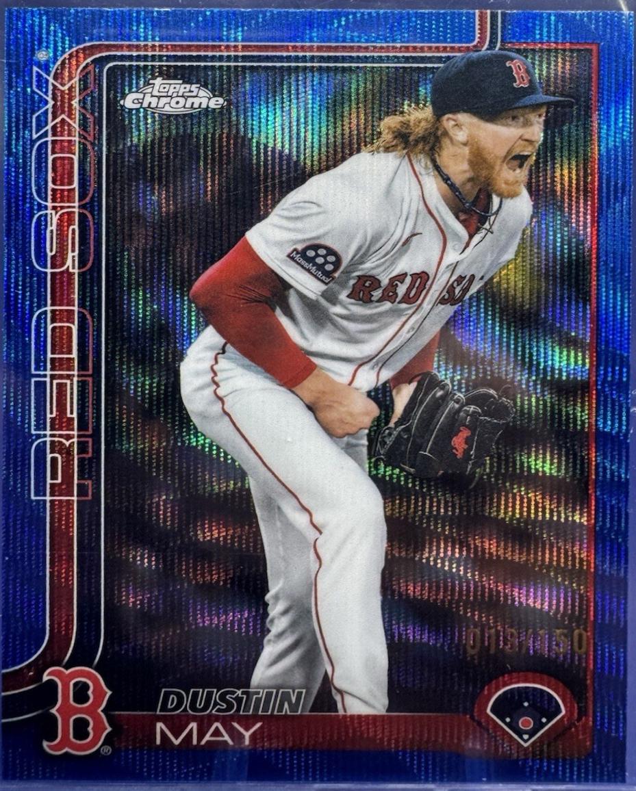 Dustin May [Blue Wave Refractor] #USC80