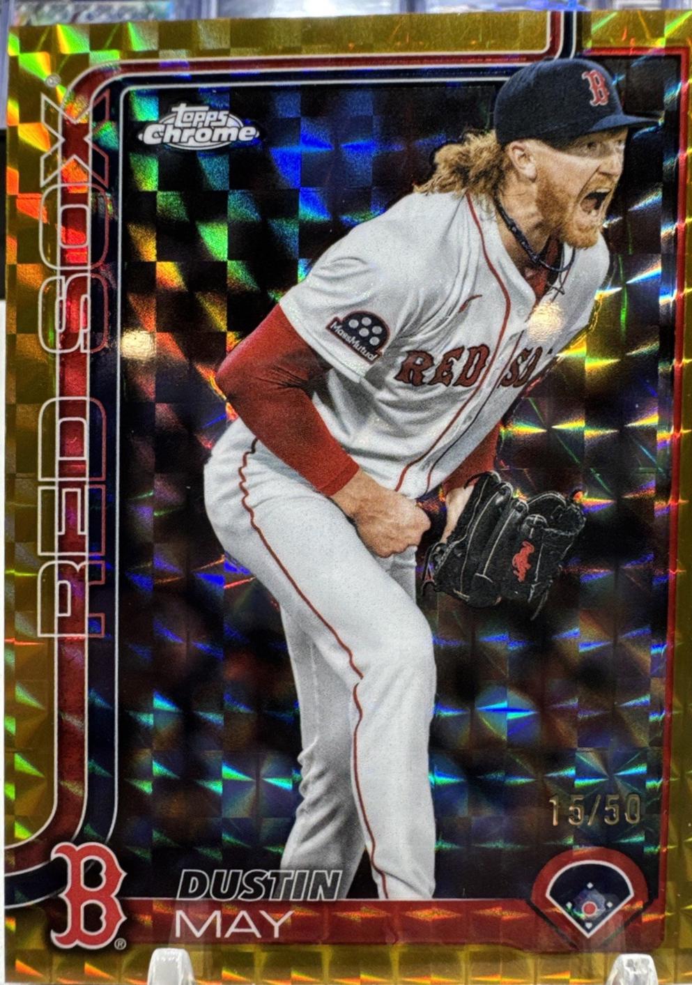 Dustin May [Gold Geometric Refractor] #USC80