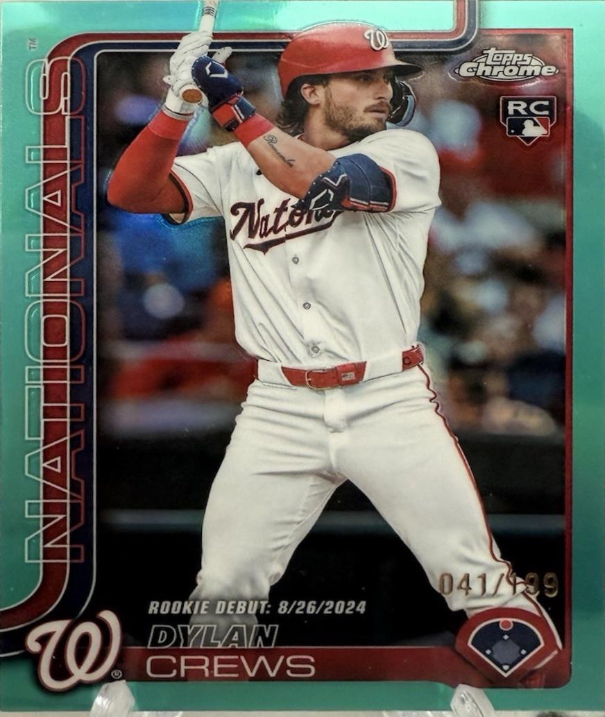 Dylan Crews [Aqua Refractor] #USC190