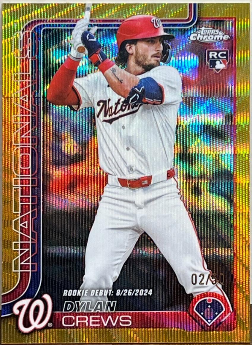 Dylan Crews [Gold Wave Refractor] #USC190