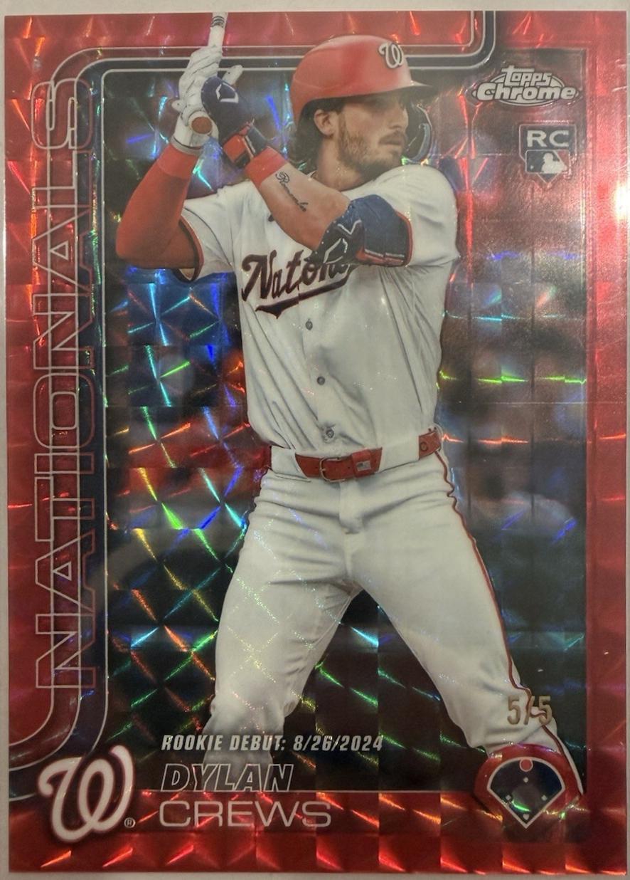 Dylan Crews [Red Geometric Refractor] #USC190