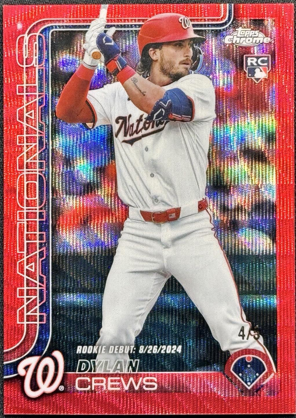 Dylan Crews [Red Wave Refractor] #USC190