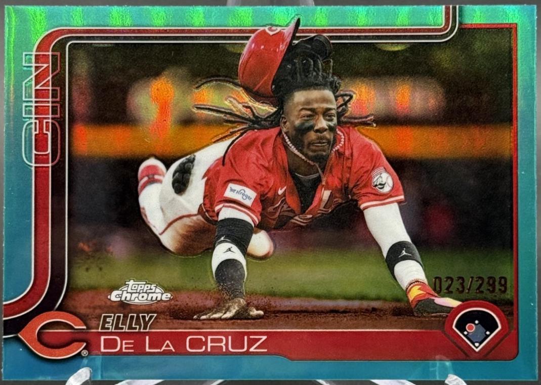 Elly De La Cruz [Aqua Refractor] #USC189