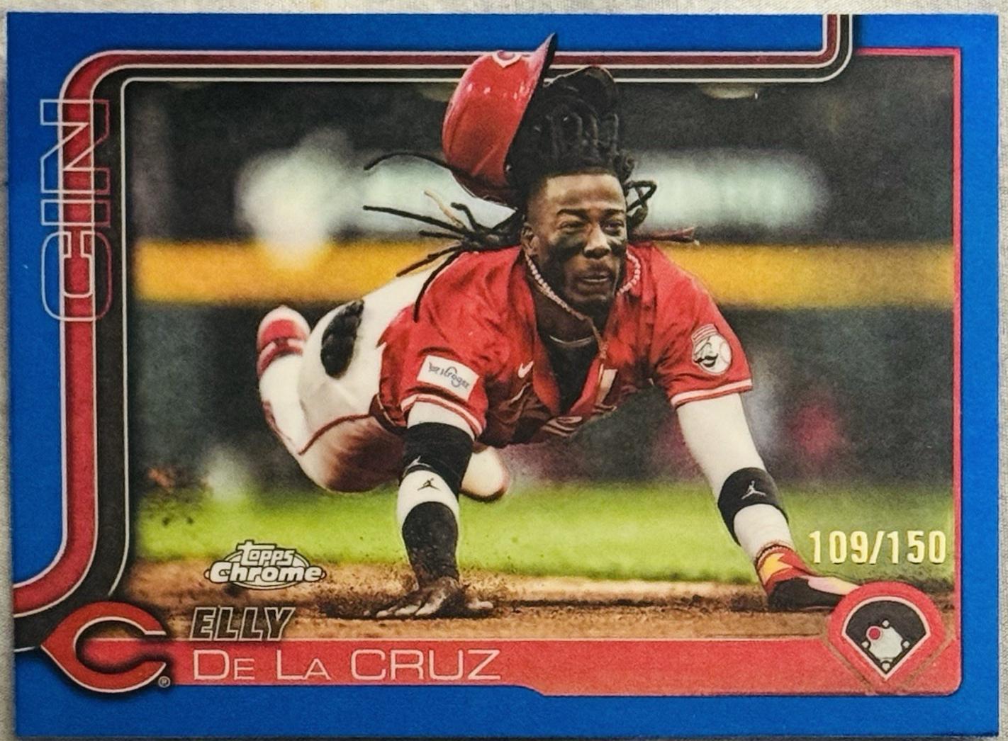 Elly De La Cruz [Blue Refractor] #USC189