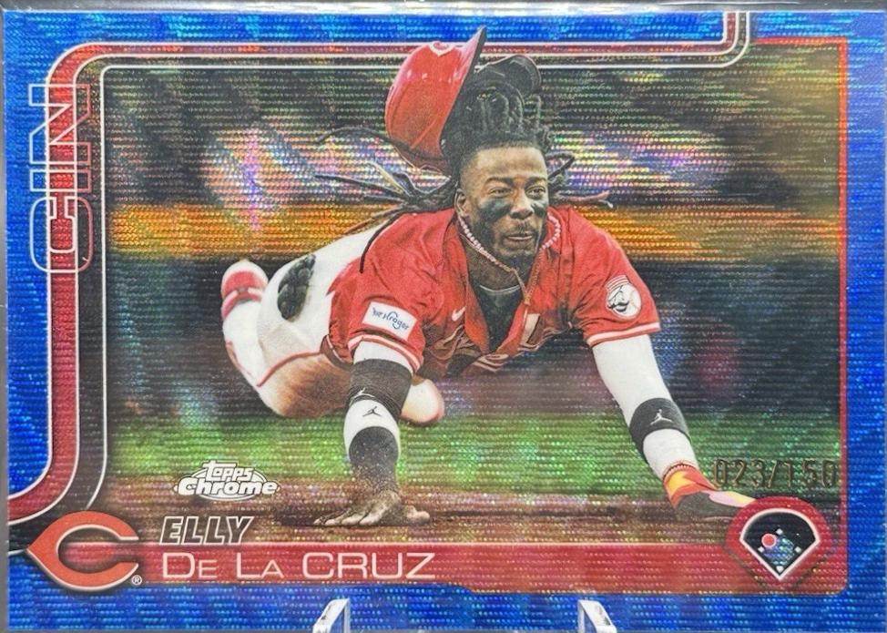 Elly De La Cruz [Blue Wave Refractor] #USC189