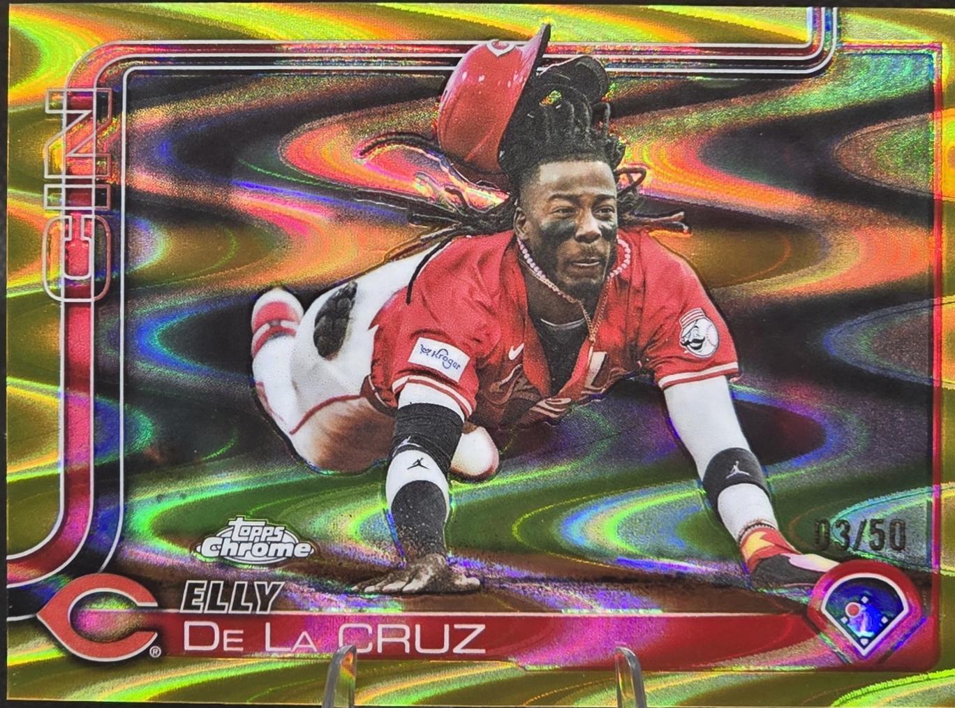 Elly De La Cruz [Gold RayWave] #USC189