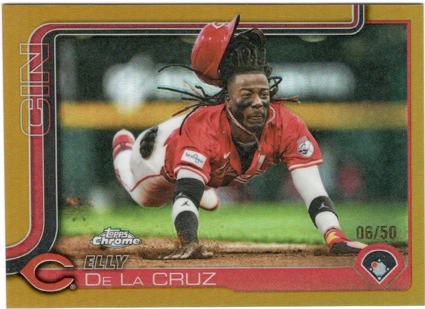 Elly De La Cruz [Gold Refractor] #USC189