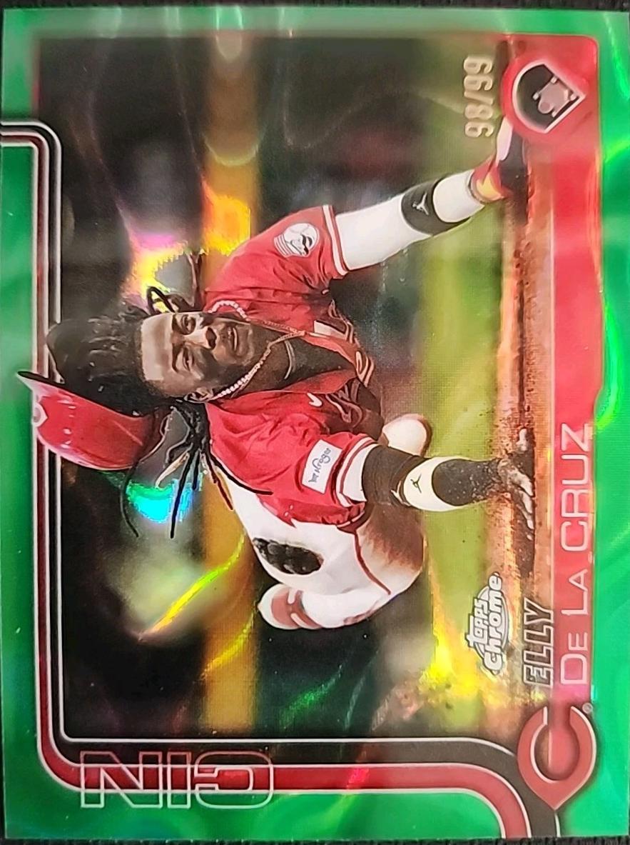 Elly De La Cruz [Green Lava Refractor] #USC189