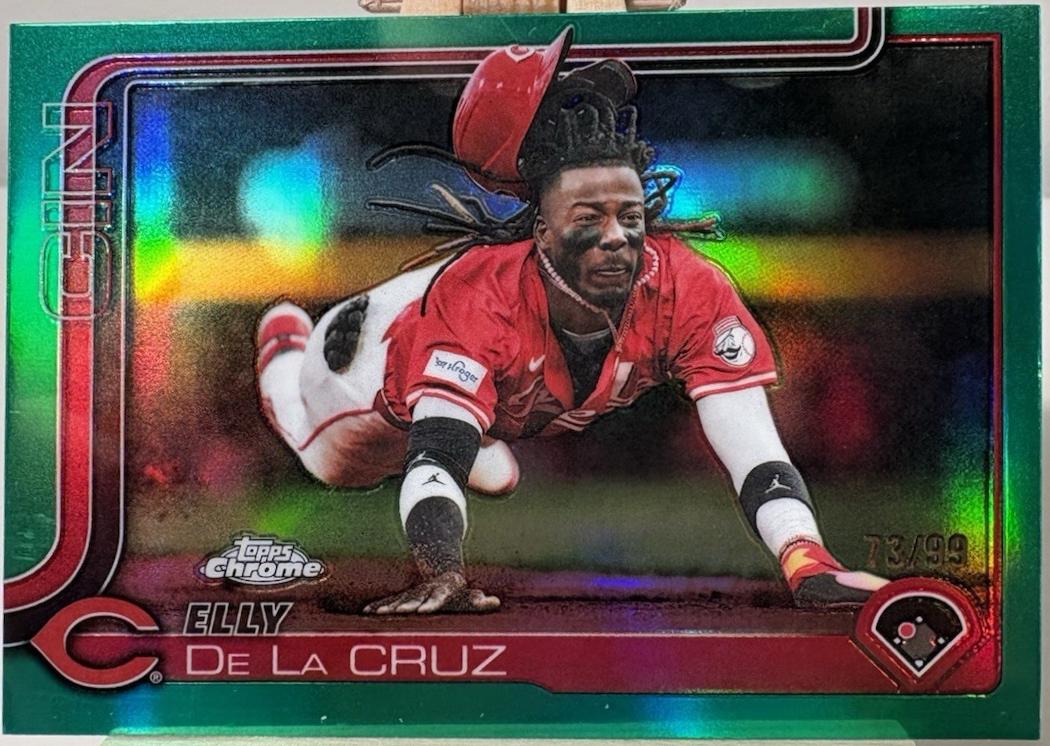 Elly De La Cruz [Green Refractor] #USC189