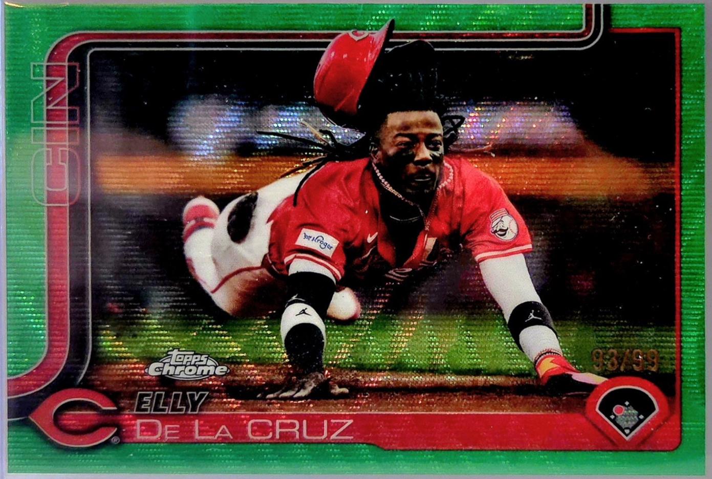 Elly De La Cruz [Green Wave Refractor] #USC189