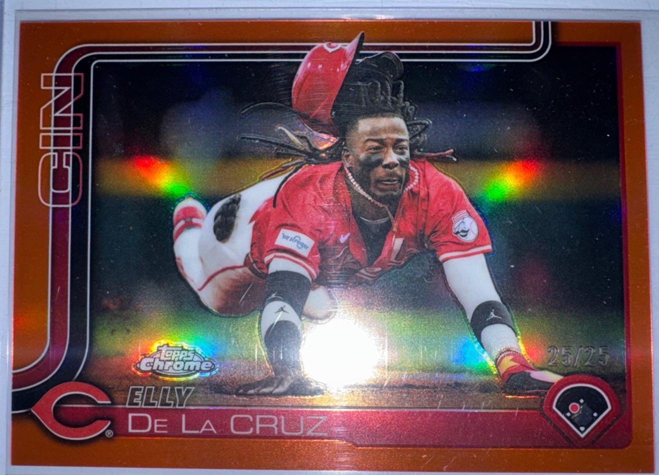 Elly De La Cruz [Orange Refractor] #USC189