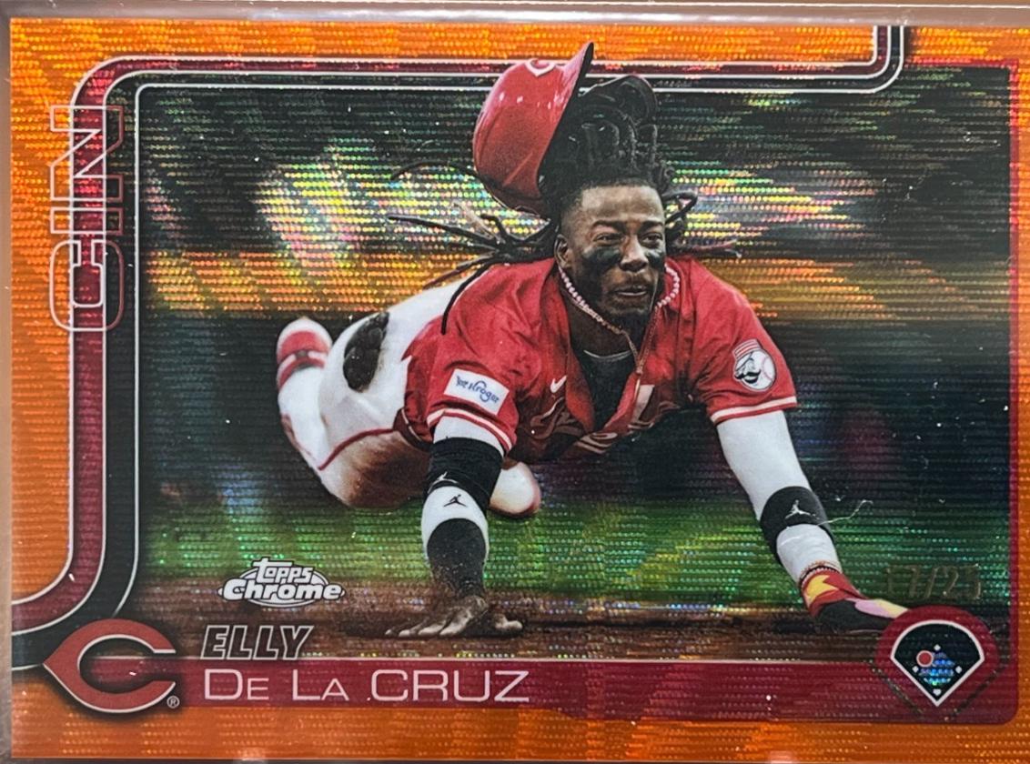 Elly De La Cruz [Orange Wave Refractor] #USC189