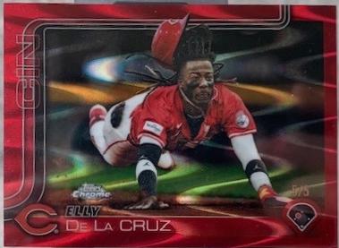 Elly De La Cruz [Red RayWave Refractor] #USC189